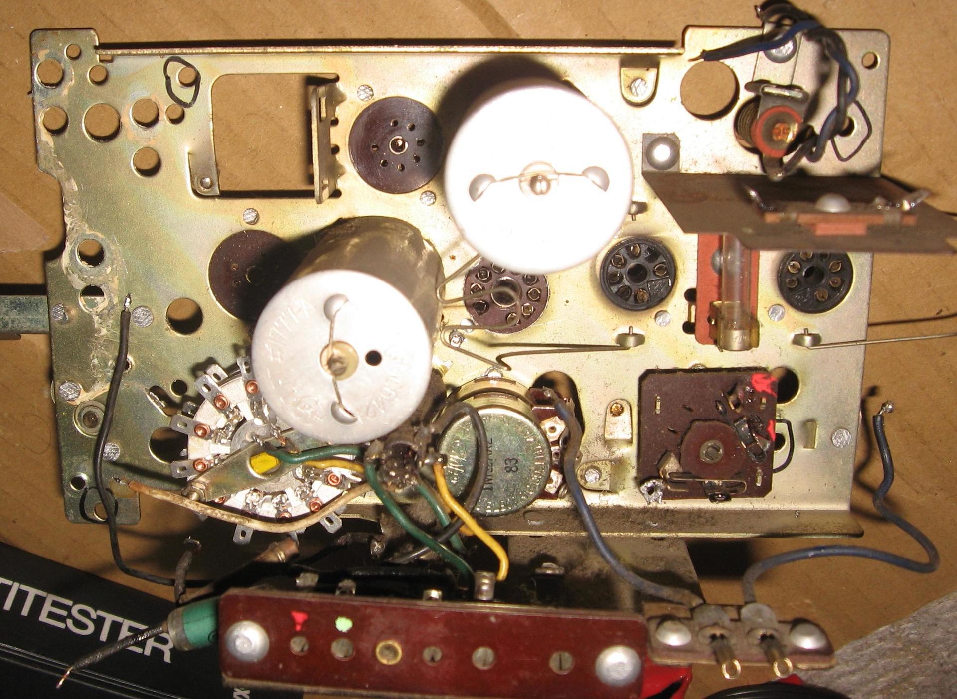 M6410 自作 真空管ラジオ FUJI W.STAR 未確認（ラジオ工房 2014-08）